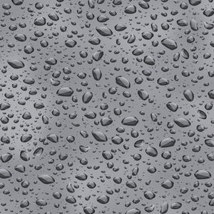 Gray Waterdrops 44" fabric by Quilting Treasures, 28107-K, Open air