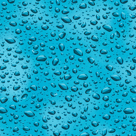 Turquoise Raindrops 44" fabric by Quilting Treasures, 28107-Q, Open Air