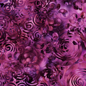 Violet-purple Effervescence 108" fabric by Dan Morris, Quilting Treasures, 28306-DV