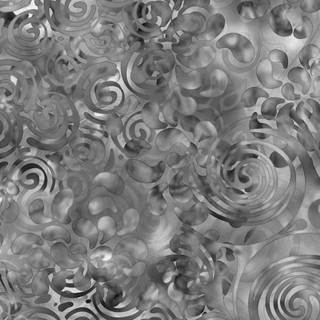 Gray Effervescence 108" fabric by Dan Morris for Quilting Treasures, 28306-K