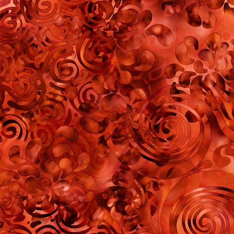 Orange Ombre Effervescence 108" fabric by Quilting Treasures, 28306-OR