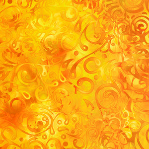 Yellow Effervescence 108" fabric by Quilting Treasures, 28306-S