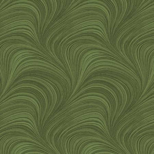 Green Wave Texture 108" Flannel by Benartex, 2966WF-43