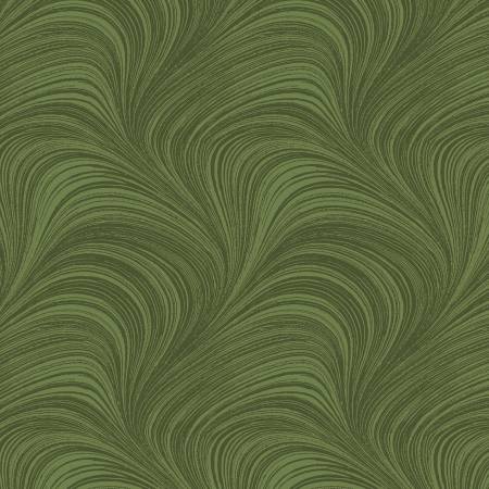 Green Wave Texture 108" Flannel by Benartex, 2966WF-43