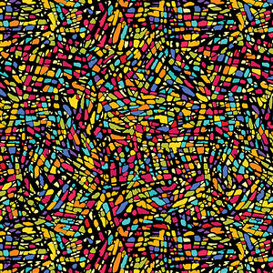 Multi color Mosaic wide backing 108" fabric by Benartex, 3316W-99