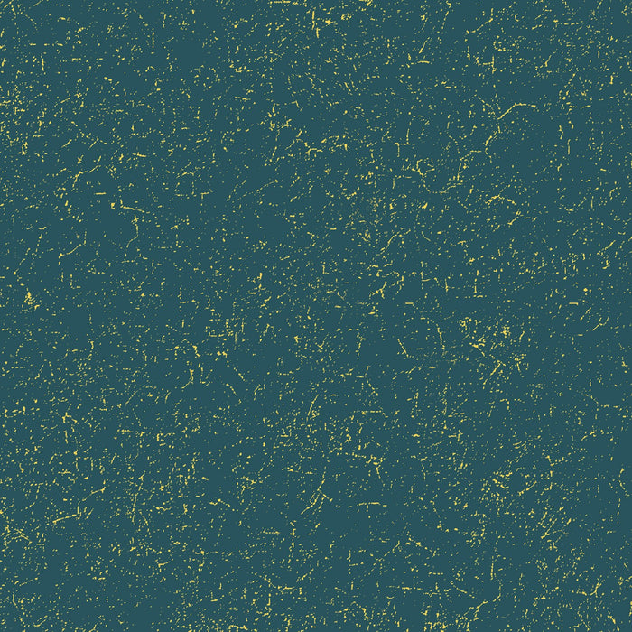 Splatter Teal with gold metallic, 44" quilt fabric, Windham, Grand Illusion,  51224M-3