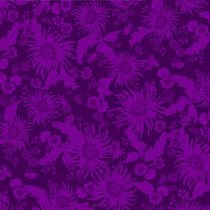 Purple Floral Two Tone 108" fabric by Studio-E, 5838-55, Bloom collection