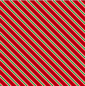 Red Diagonal Stripe 44" fabric by Oasis, 59-5331, Noel
