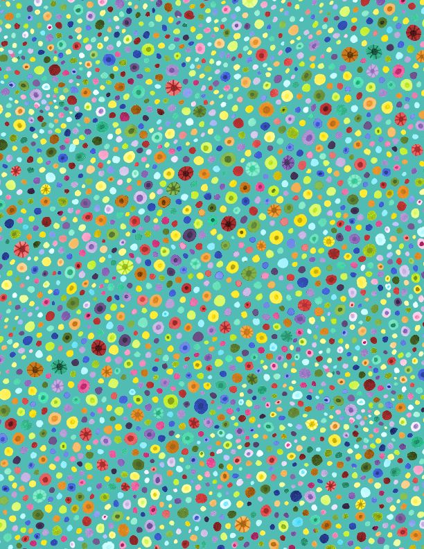 Sea Foam Glass Beads wide backing 108" fabric by Wilmington,  6827-703