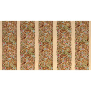 Owl Stripe Cream 44" fabric by Moda, 7344 11, May Morris