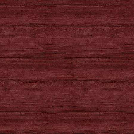 Claret Red Washed Wood 108" Flannel by Benartex, 7709WF-20