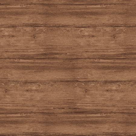 Nutmeg Brown Washed Wood 108" Flannel by Contempo Studio, 7709WF-78