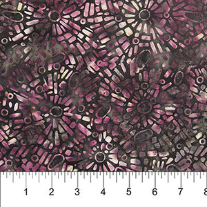 Plum Mosaic 44"Banyan Batiks,  80233-29