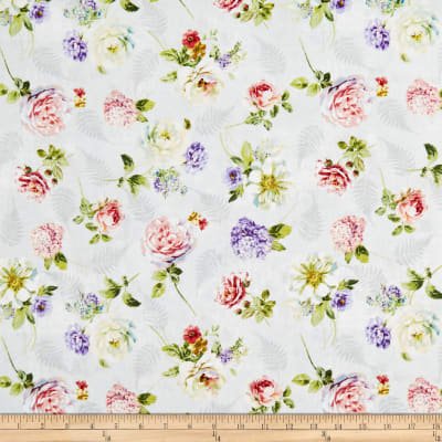 Allover Floral 44" fabric by Wilmington, Butterfly Haven, 89201-931