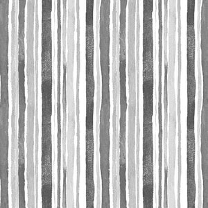 Gray Watercolor Stripe 44 fabric by Henry Glass, 9964-90, Misty Morning