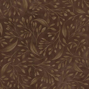Brown Flourish 108" wide back fabric by P&B Textiles, Ales-4394-ZX