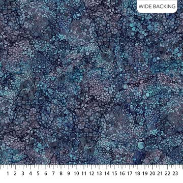 Blue Twilight Bliss 108" wide fabric by Northcott, B23887-48