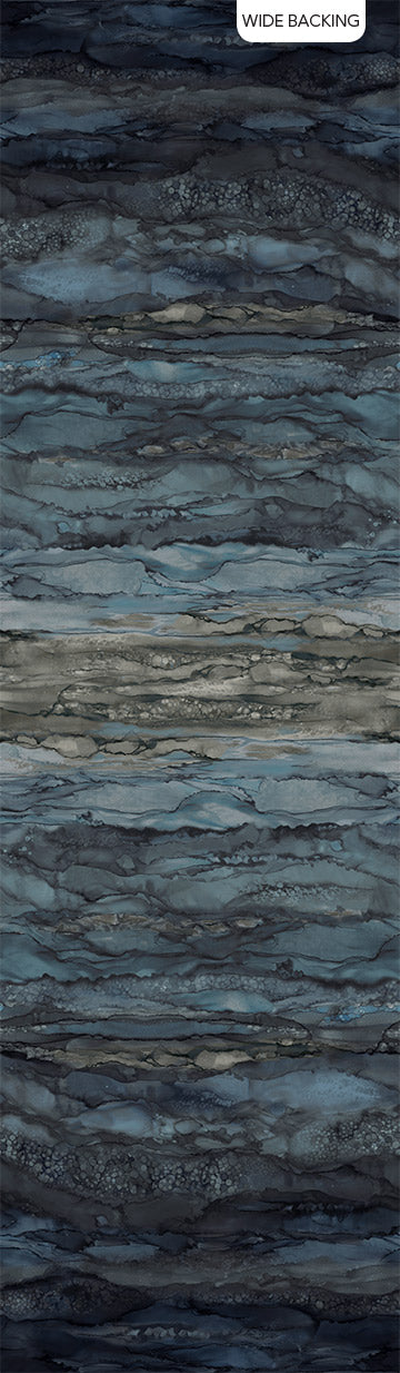 Glacier Bliss 108" fabric by Northcott, B24345-96, Soar