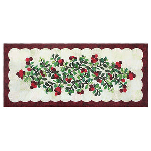 Berry Bliss Cranberry Table Runner Kit, Hoffman Fabrics, DMBB-99