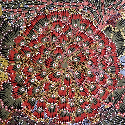 Bush Banana Aboriginal 44" fabric,  M&S Textiles, BB