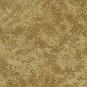 Taupe Floral Tonal 44" fabric by Timeless Treasures, Chong-a Hwang, C7412, Birch Song