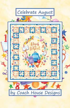 Back To School 34"x 38" Wall Quilt Kit - Celebrate the Seasons from Hoffman Fabrics