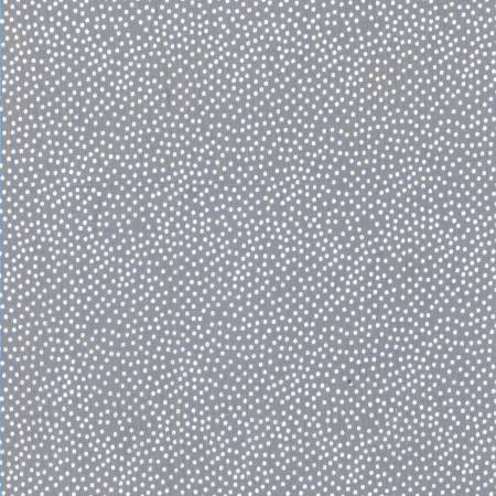 Nickel Gray Pindot 44" fabric by Michael Miller, CX1065-nick-d