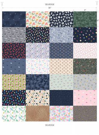 Motley Crew Patchwork Design 36" Panel by Dear Stella, Stella-D1925