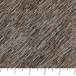 Brown with White 44" Flannel, Northcott, F22981-36, Misty Mountain