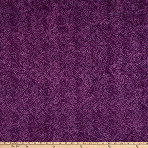 Funky 70's Purple vine 44" batik by Island Batiks, 112014490