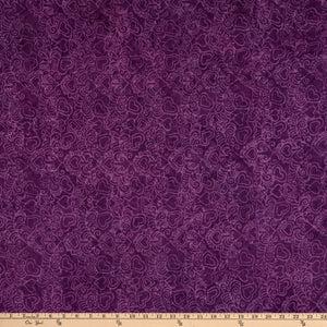 Funky 70's Purple vine 44" batik by Island Batiks, 112014490