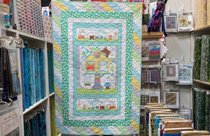 Tree House Treat Baby Quilt Kit (40" x 60"), Playhouse Pals Collection by Benartex