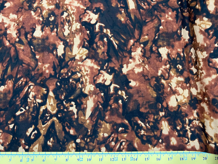 Brown Color Flow Tonal 44" fabric by Benartex, 01099-72