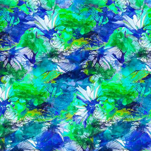 Blue Texture digital 44" fabric by P&B Textiles, LIVW3076-B,  Living Wild