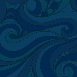 Royal Navy Infinity Spirit 108" fabric by Maywood Studio,  masqbd10170-N