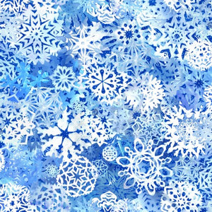 Paper Flurries Big Blizzard 108" fabric by Maywood studio, MASQBD10200-N