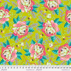 Kabloom Dawn 44" fabric by Tula Pink, Moon Garden, PWTP195.Dawn