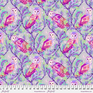 Dusk Night Owl 44" fabric by Tula Pink, Moon Garden, PWTP197.Dusk