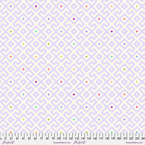 Lavender Mama Geo - Dusk- 108" fabric by Tula Pink, Moon Garden, QBTP0101.Dusk