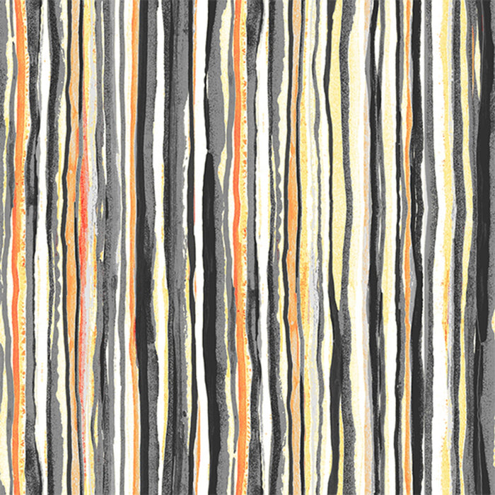 Gray Fancy Stripes 44" fabric by RJR, RJ1405-GY3, Ink Rose