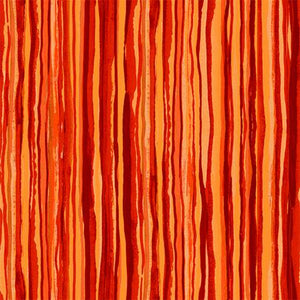 Orange Fancy Stripes 44" fabric by RJR, RJ1405-OR2, Ink Rose