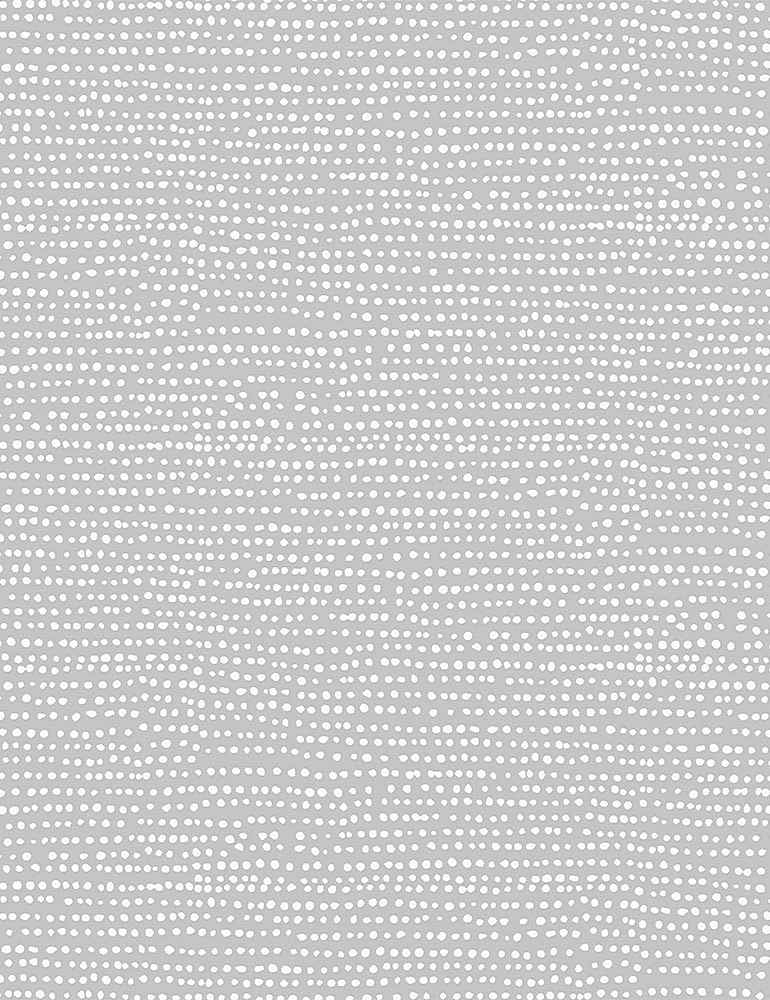 Lunar Gray Dots 44" fabric by Dear Stella, Stella-1150