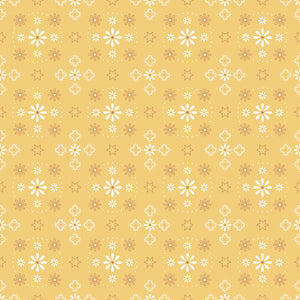 Honey Bandana flowers 108" fabric by Riley Blake,  WB6420R-Hone