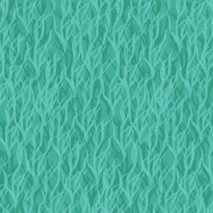 Light Emerald Seaweed 44" fabric by Clothworks, Y3469-106, Seashell Wishes