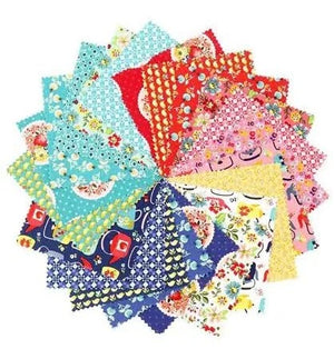 Betsys Sewing Kit 5" squares by Poppie Cotton, BK22124