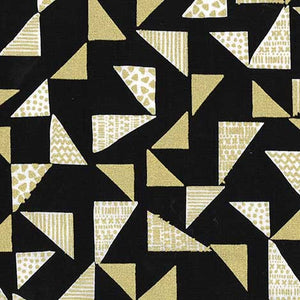 Geometric Triangles 44" fabric by Michael Miller, Just right, CM7380-BLIN-D