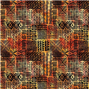 Primitive Geo 44" fabric by Michael Miller, CX9989-suns-d, Kenya