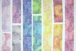 Ombre Stitches 2-1/2" strips by Quilting Treasures, OMBRST