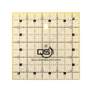 Quilters Select 'non slip' Ruler measures 4.5" x 4.5"