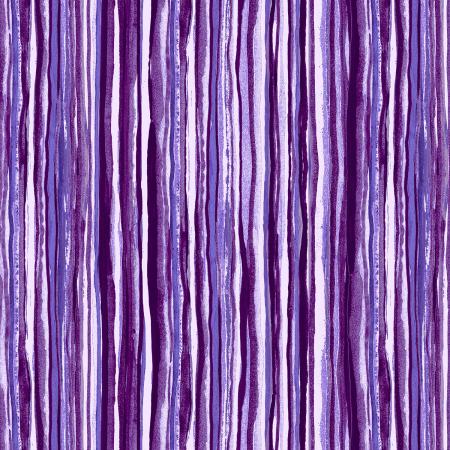 Gentle Violet Fancy Stripes 44" fabric by RJR, RJ1405-GV7, Ink Rose